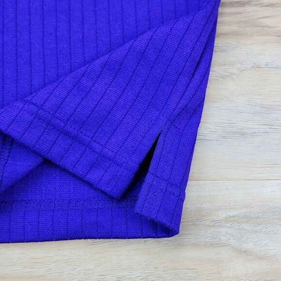 🔹️Vintage BonWorth Purple Embroidered Red Hat Society Birds Top Petite XSmall - Picture 9 of 11